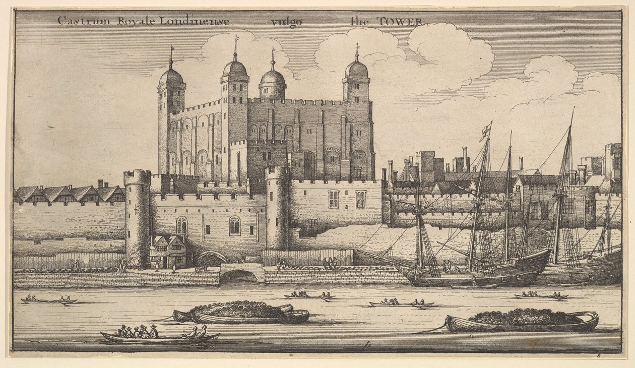 Tower of London by Wenceslaus Hollar