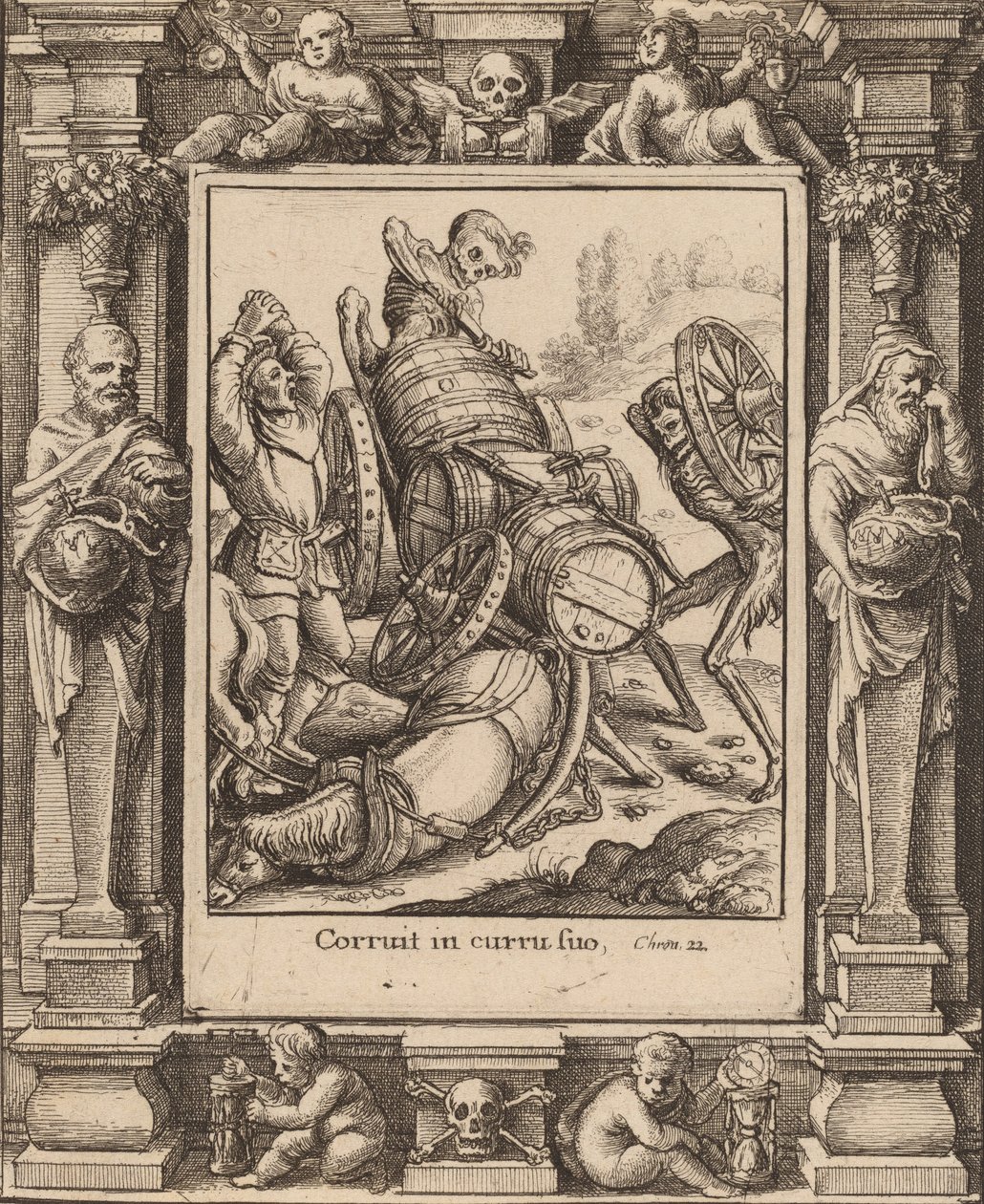 Waggoner, 1651 by Wenceslaus Hollar