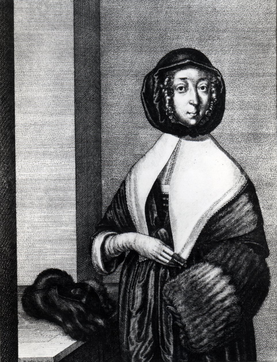 Winter by Wenceslaus Hollar