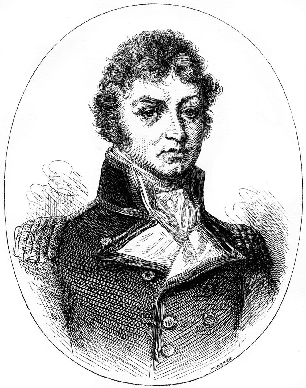 Sir Philip Broke, British Naval Officer by Whymper