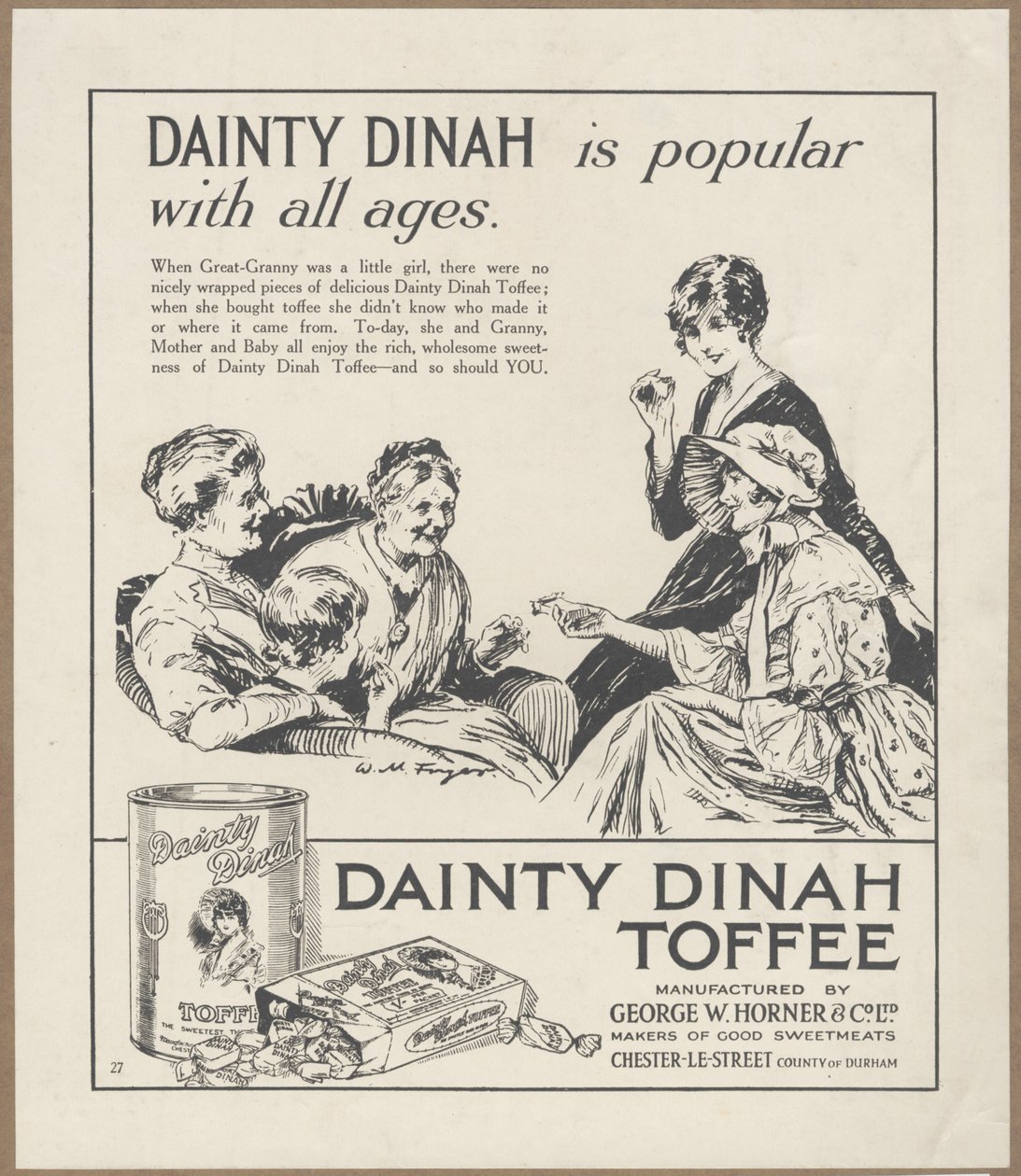 Dainty Dinah Toffee by Wilfred Fryer