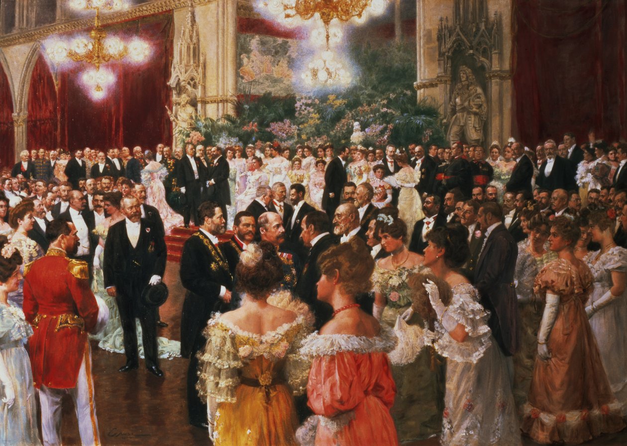 The Viennese Ball by Wilhelm Gause