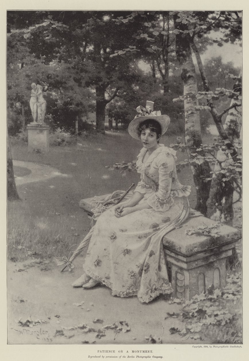 Patience on a Monument by Wilhelm Menzler