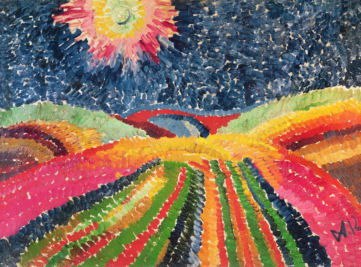 The Path, 1912 by Wilhelm Morgner