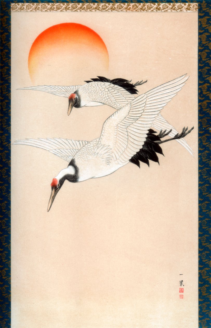 Cranes, c. 1840-1886 by Wilhelm Greve