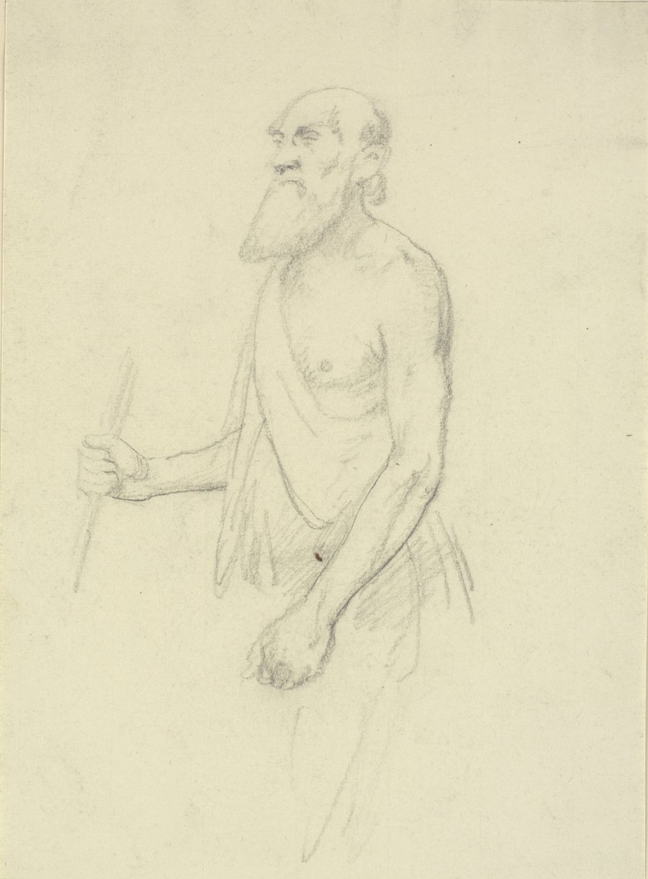 Old Beggar by Wilhelm Marstrand