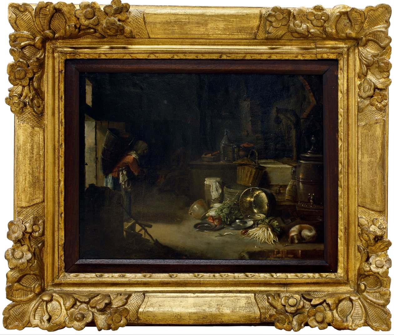 Kitchen Interior by Willem Kalf