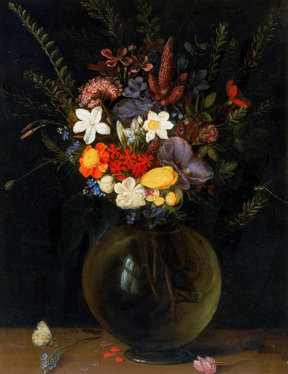 Vase of Flowers by Willem van Aelst