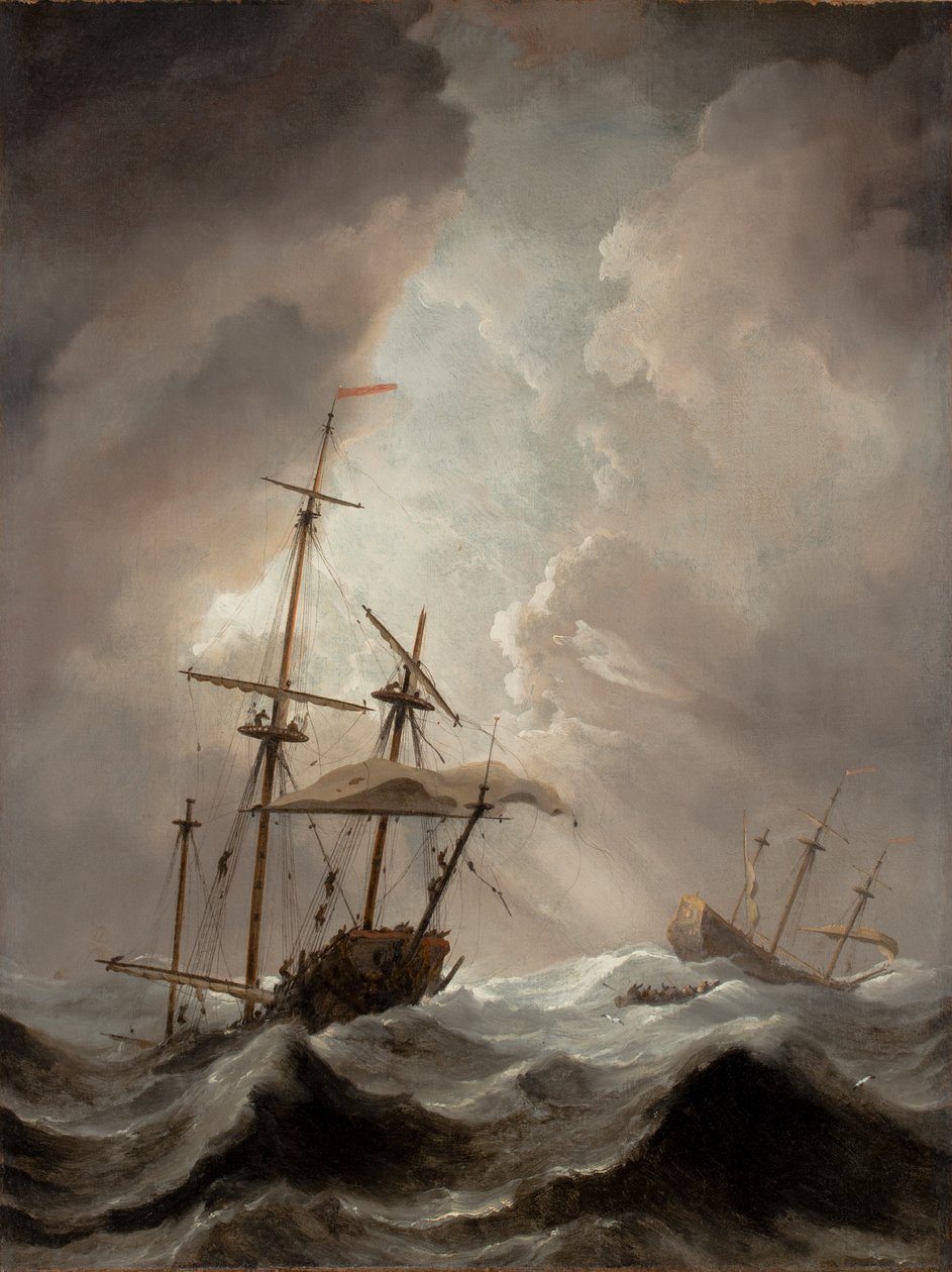 Storm at Sea by Willem van de Velde