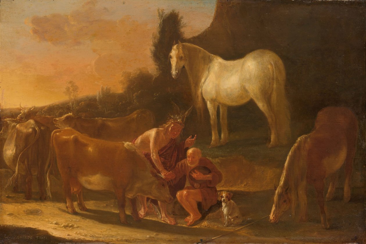 Mercury and Io by Willem Ossenbeeck