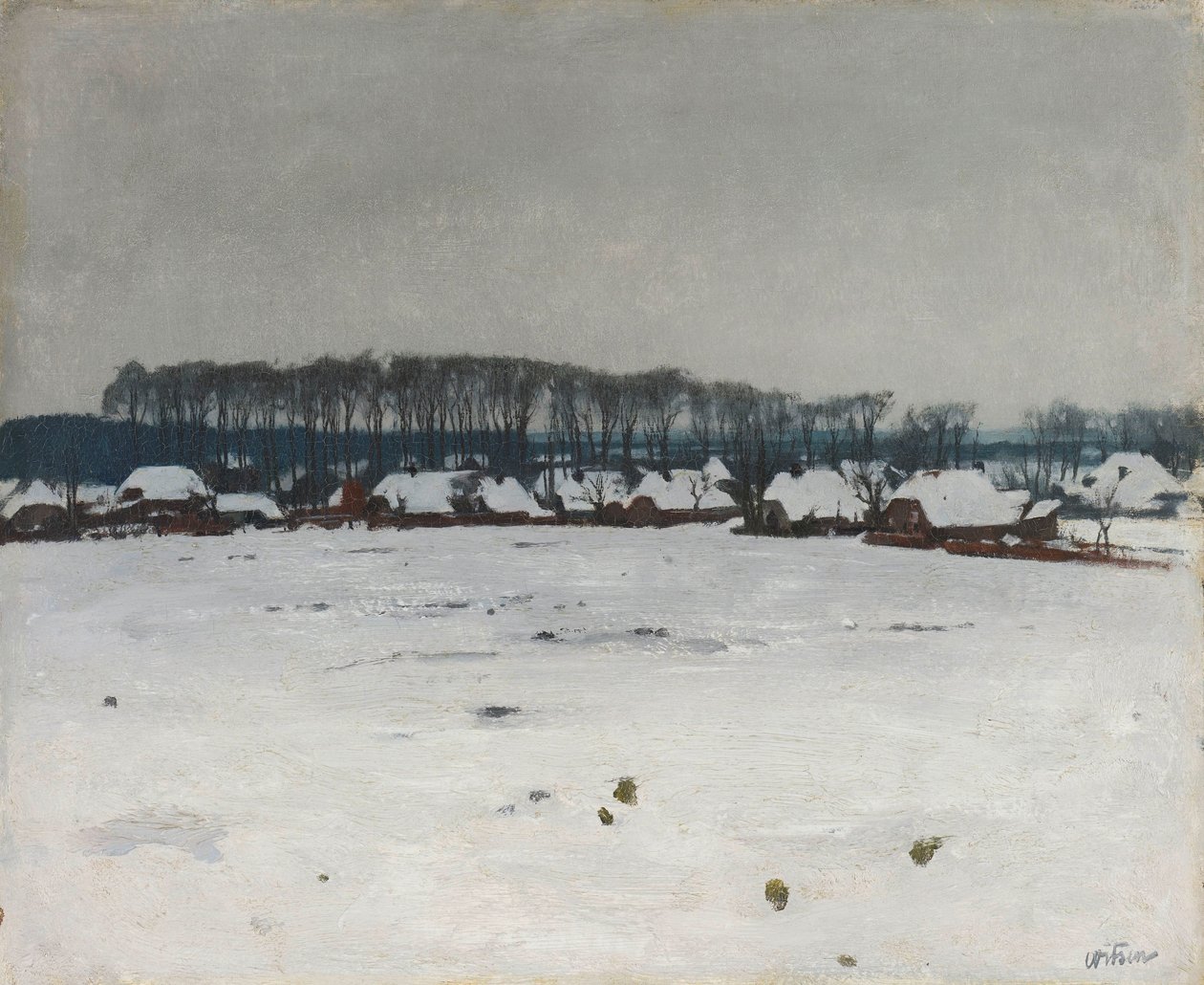 Winter Landscape by Willem Arnoldus Witsen