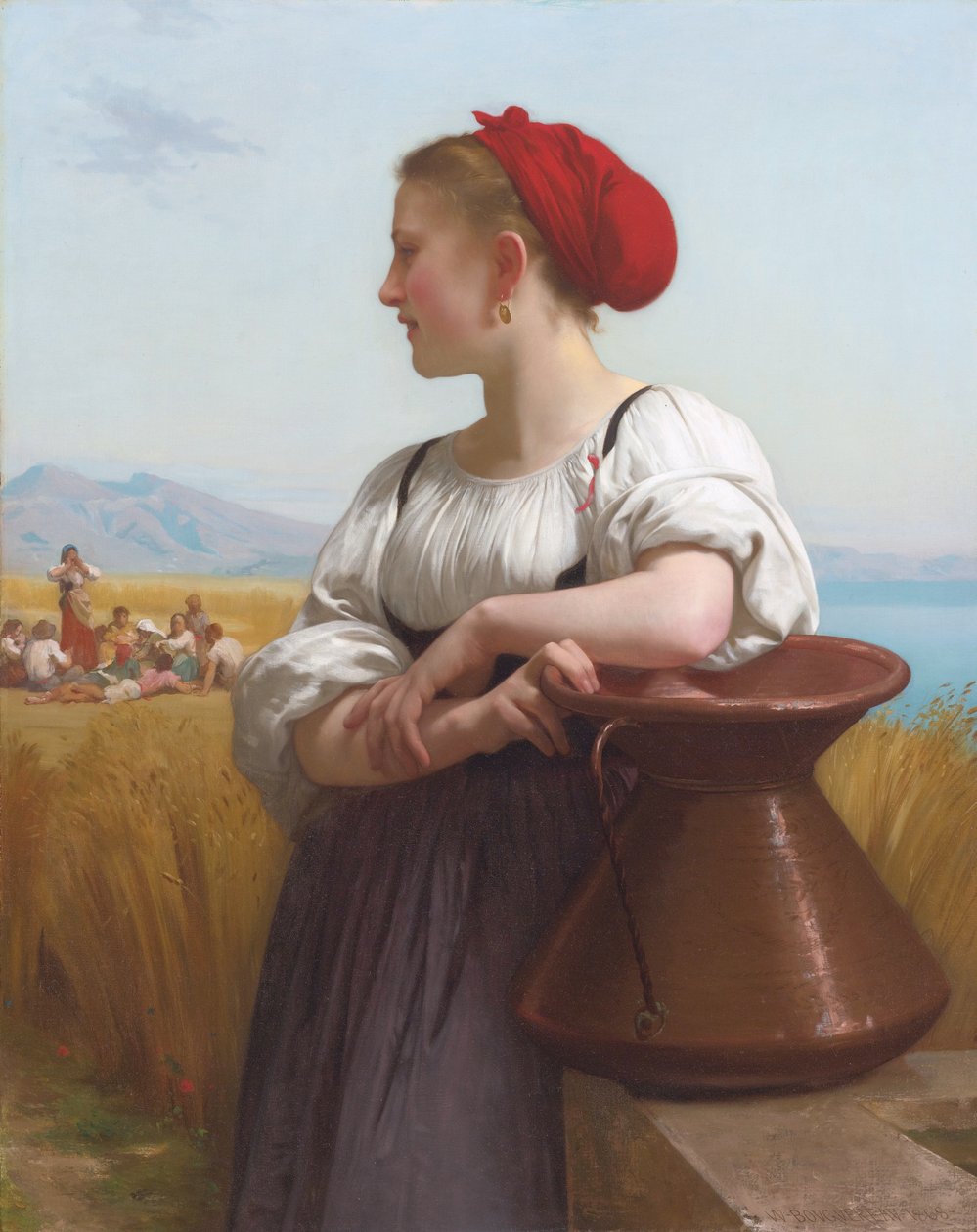 The Harvester by William Adolphe Bouguereau