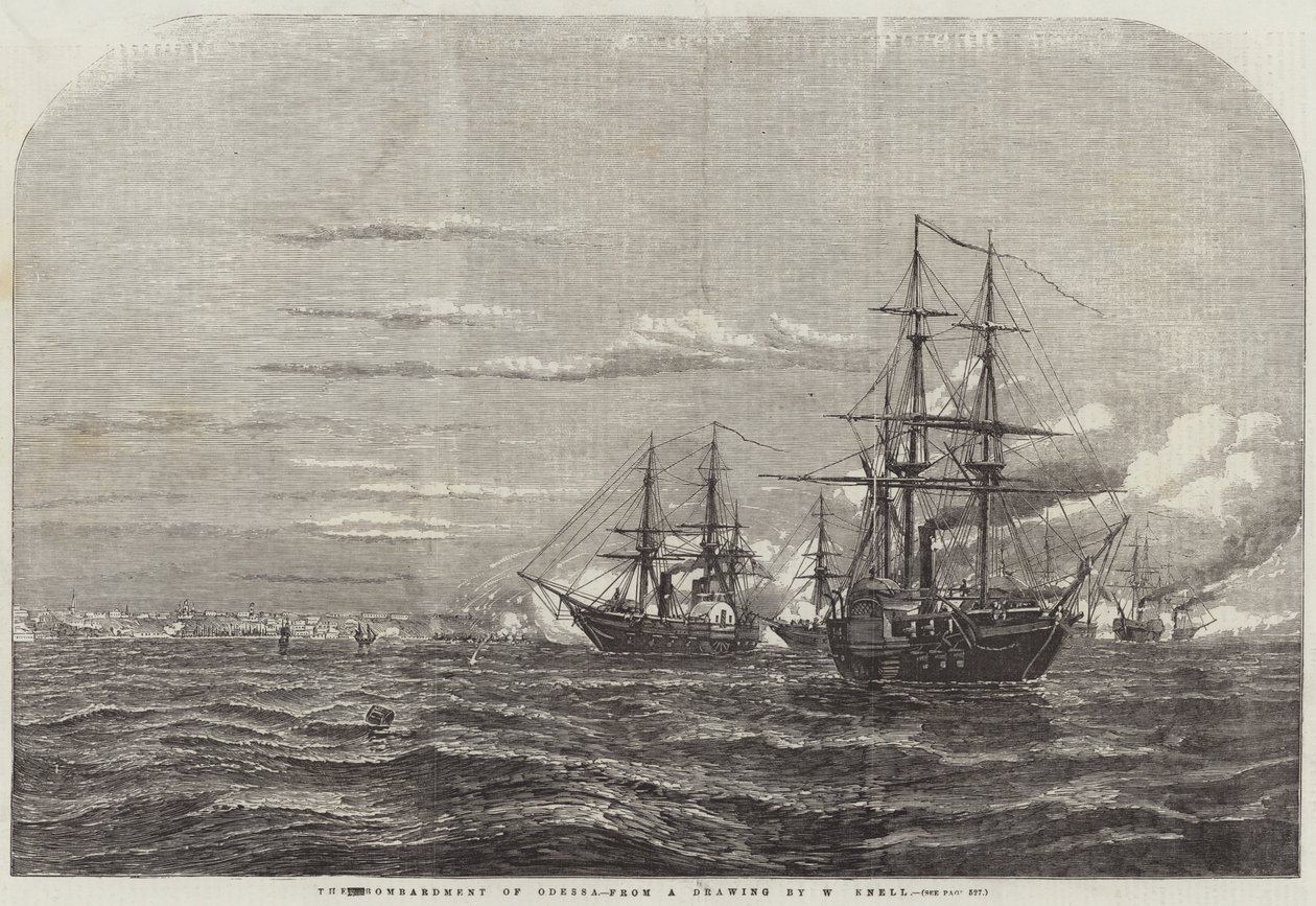 The Bombardment of Odessa by William Adolphus Knell