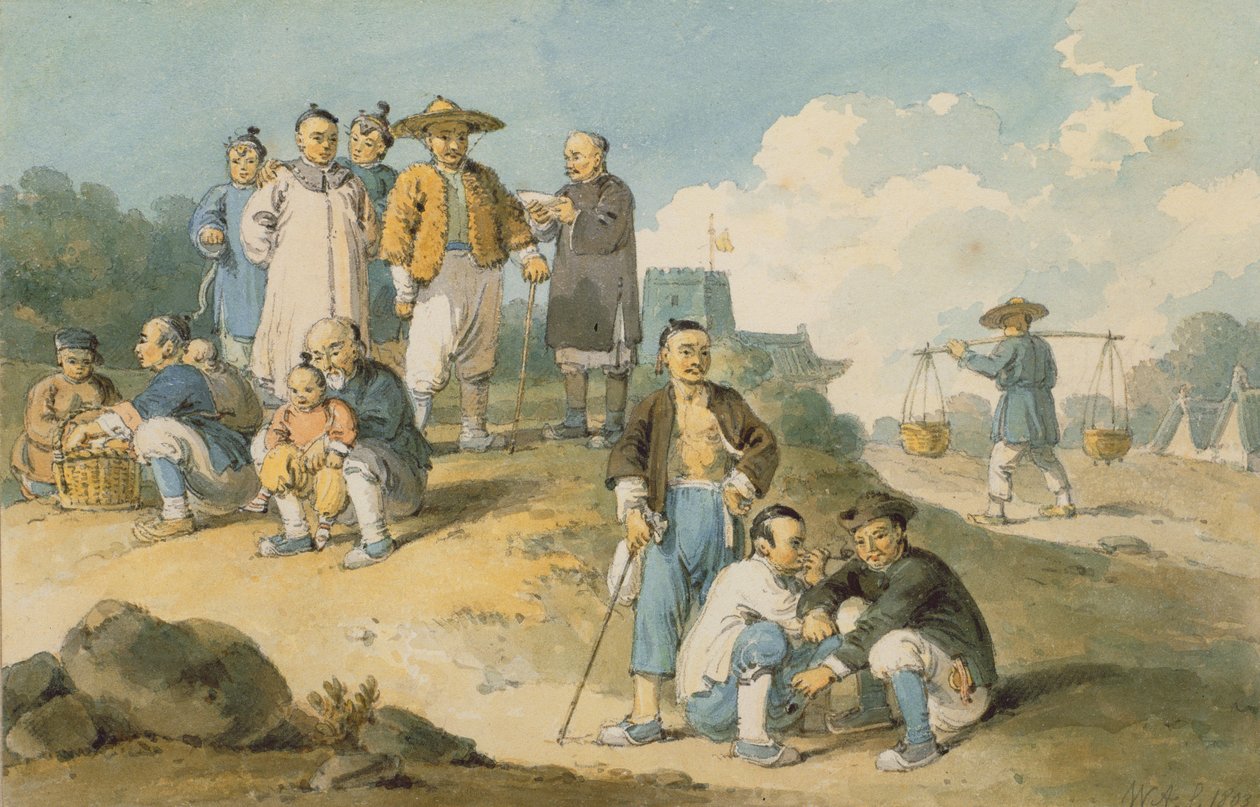 A group of Chinese watching the Earl Macartney