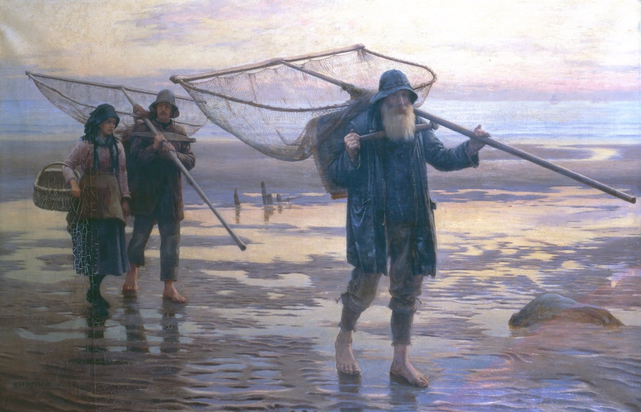 Shrimpers by William Banks Fortescue