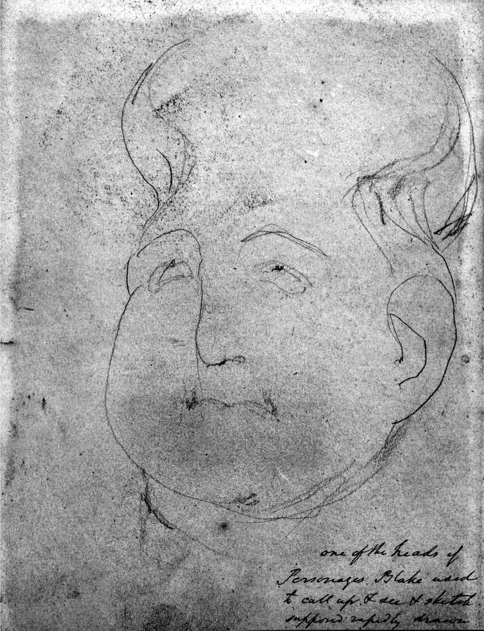 A Visionary Head by William Blake