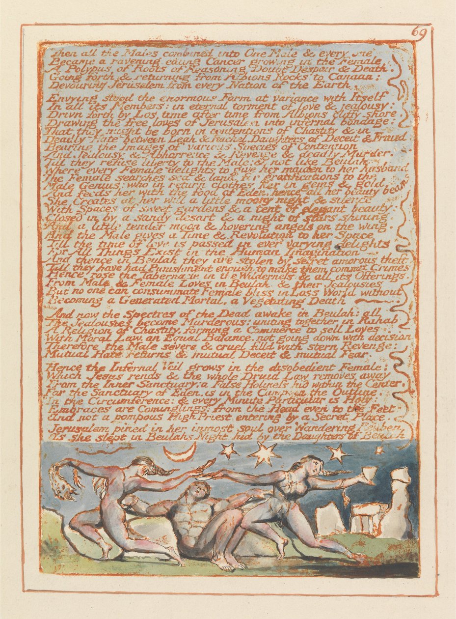Jerusalem, Plate 69 by William Blake
