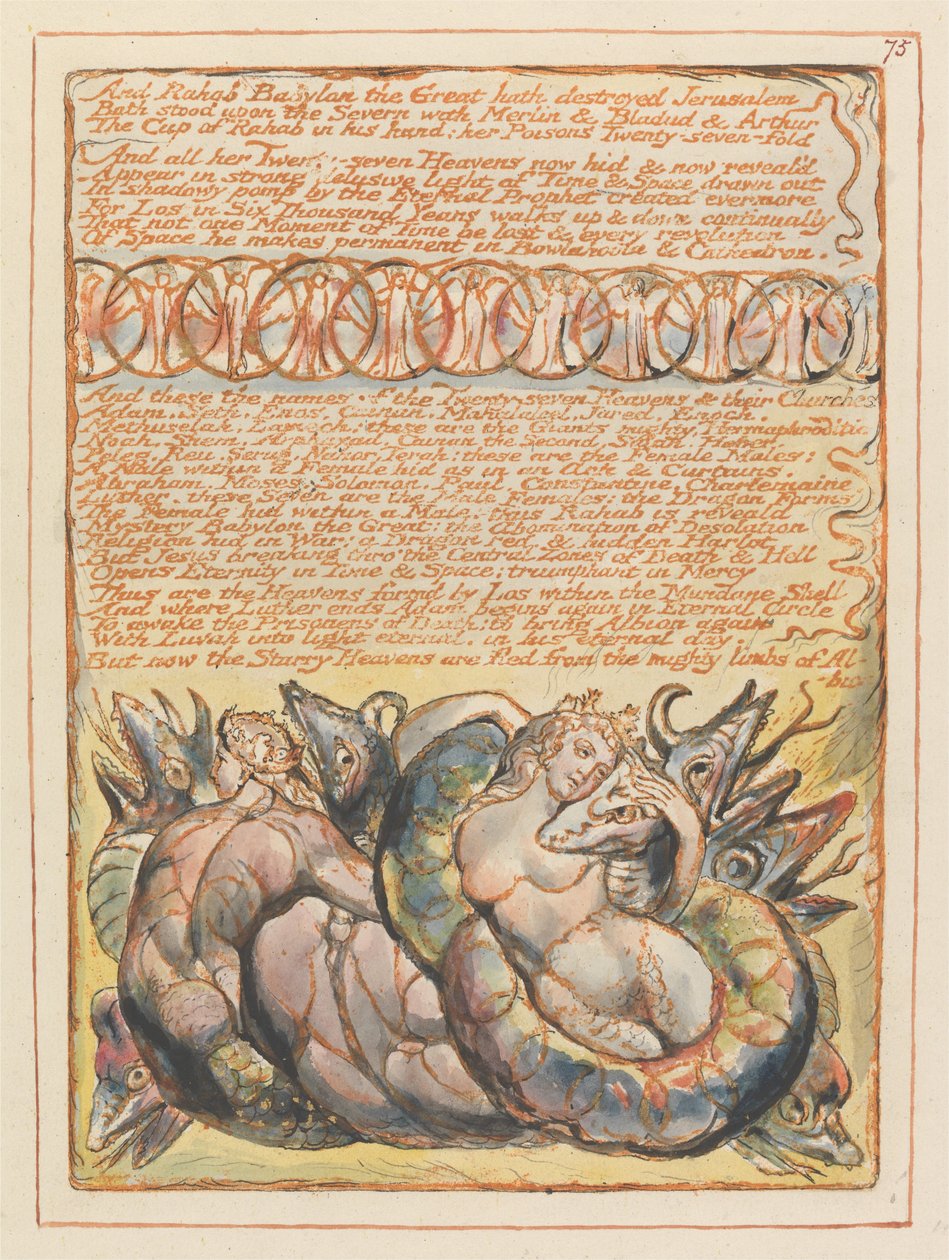 Jerusalem, Plate 75 by William Blake