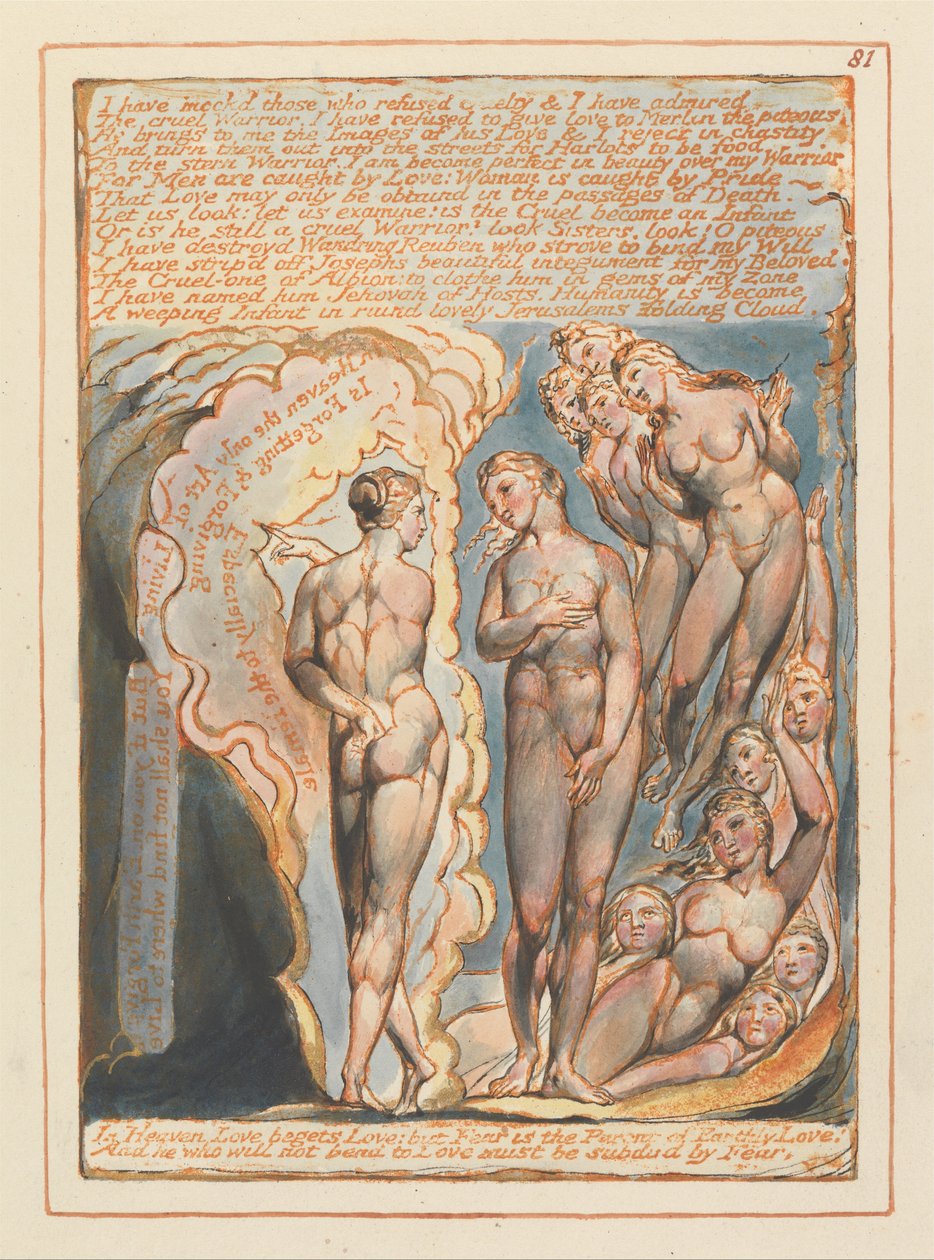 Jerusalem, Plate 81 by William Blake