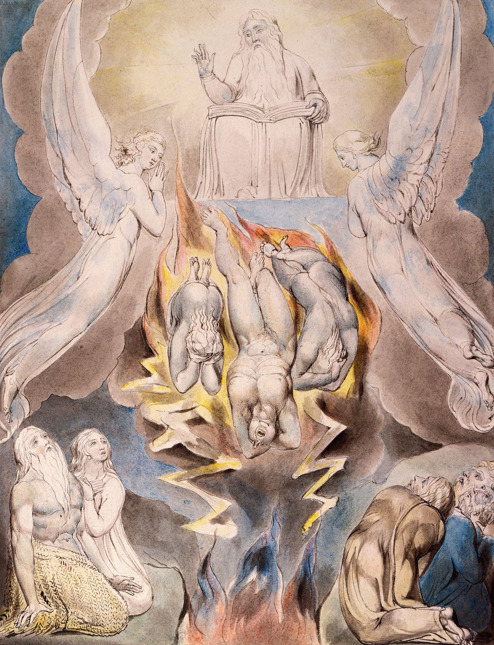 The Fall of Satan by William Blake