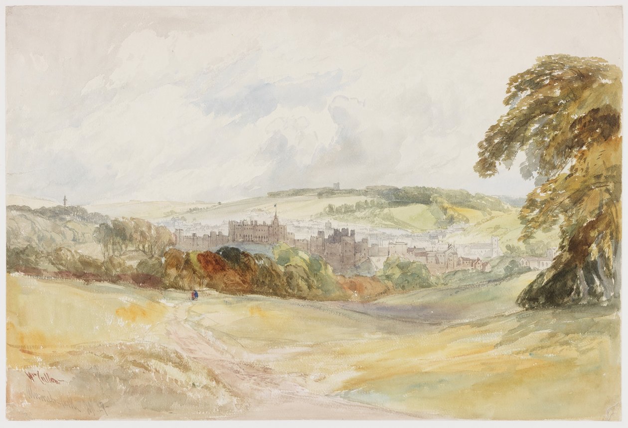 Alnwick Castle by William Callow