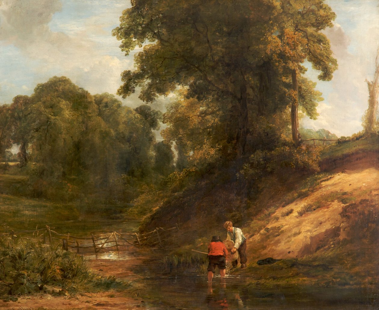 Boys Fishing, 1824 by William Collins