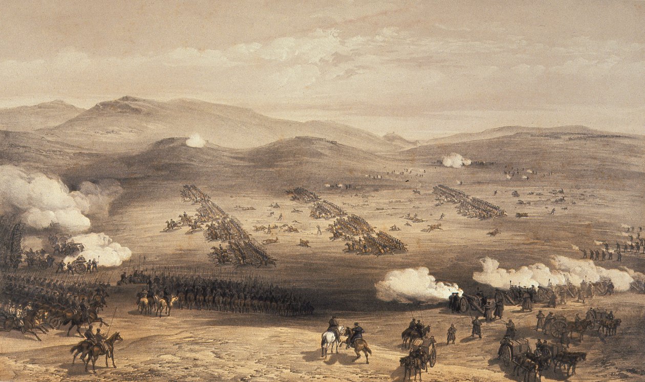 Charge of the Light Brigade Under Major General the Earl of Cardigan, 1855 by William Crimea Simpson