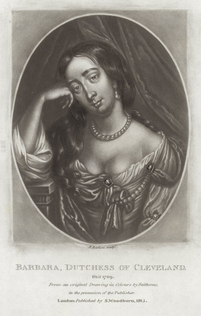 Barbara, Duchess of Cleveland by William Faithorne