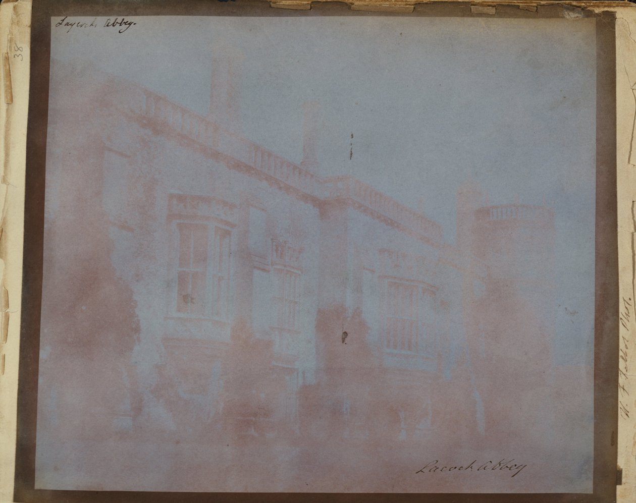 The South Front of Lacock Abbey with Sharingtons Tower by William Henry Fox Talbot