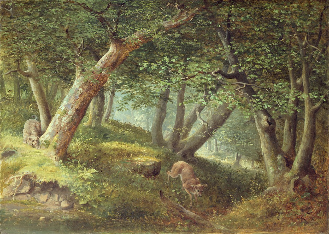 In the Forest by William Holbrook Beard
