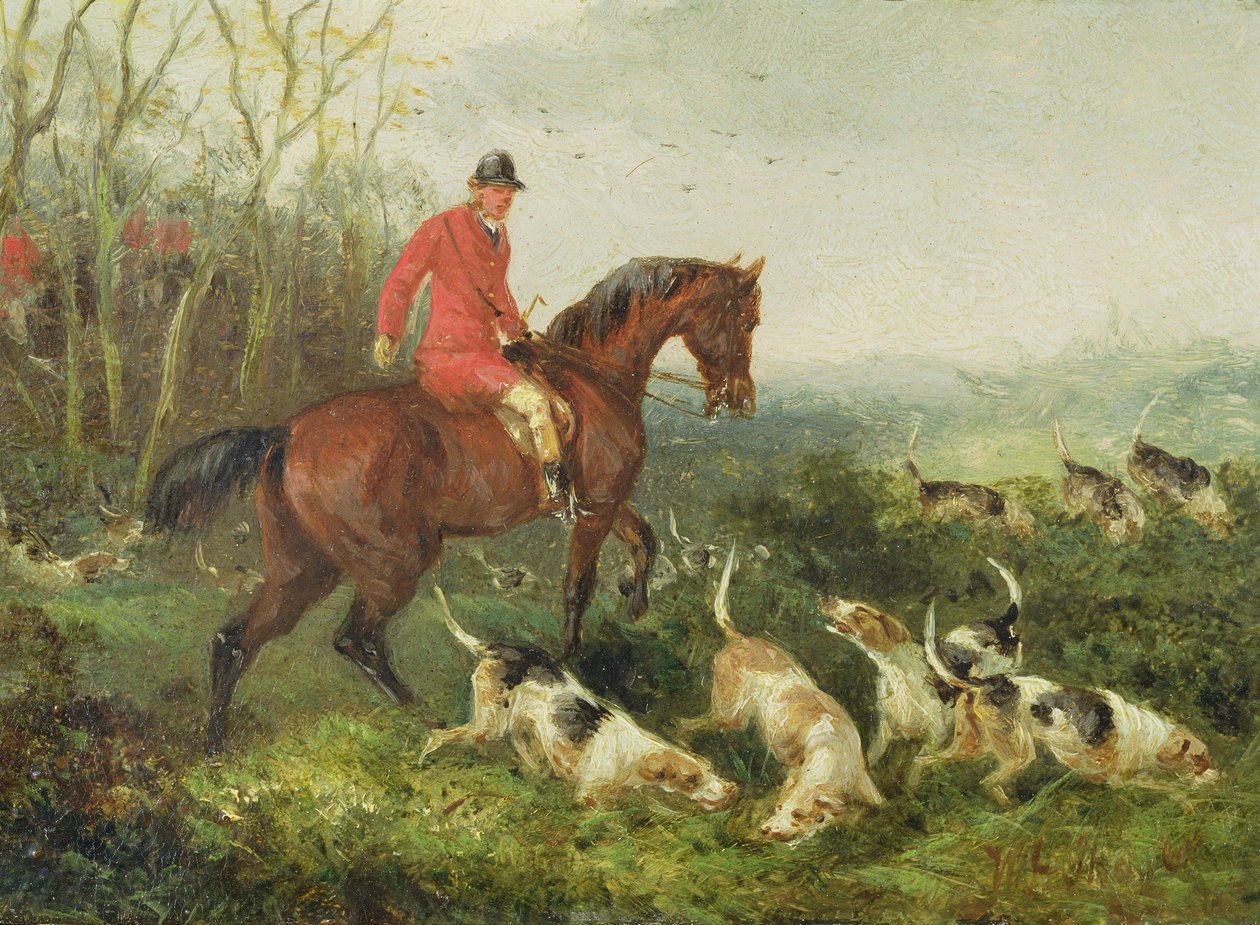 Foxhunting: At Cover by William Joseph Shayer