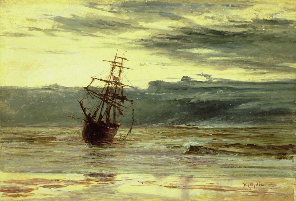 Dawn after a Storm by William Lionel Wyllie