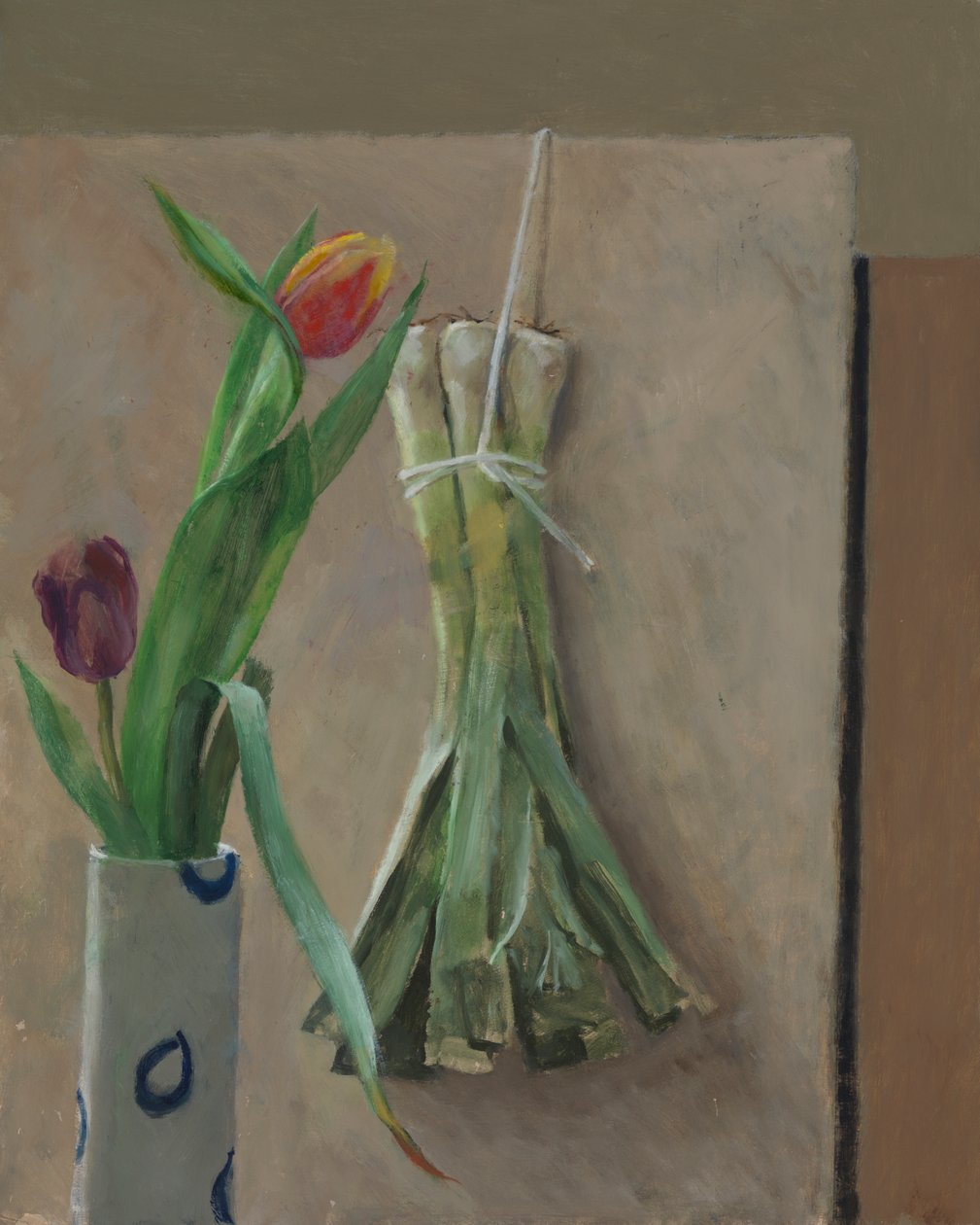 Leeks Suspended by William Packer