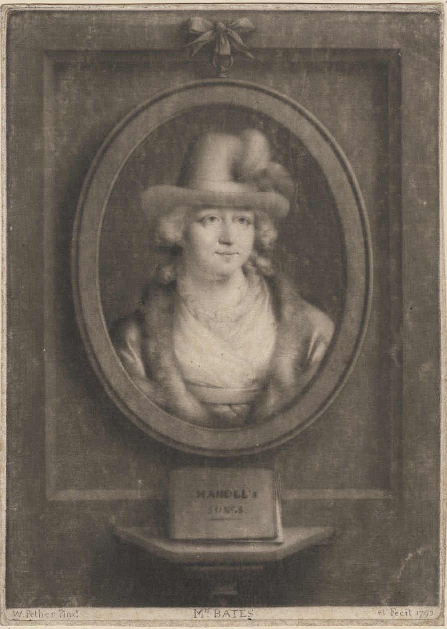 Mrs. Bates, 1793 by William Pether