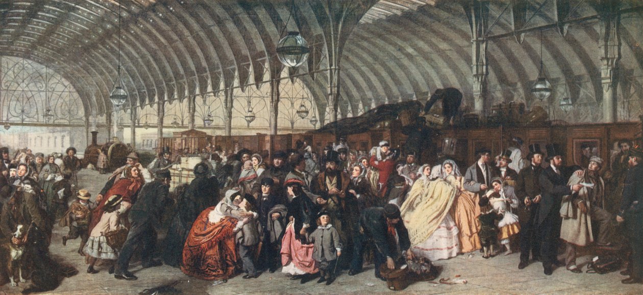 The Railway Station, 1862 by William Powell Frith