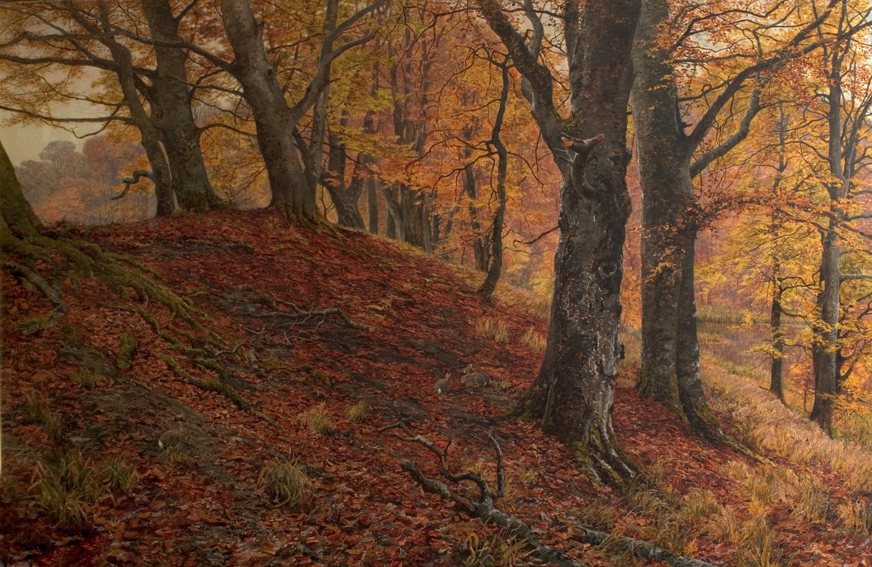 At the Fall of Leaf, Arundel Park, Sussex by William Samuel Jay