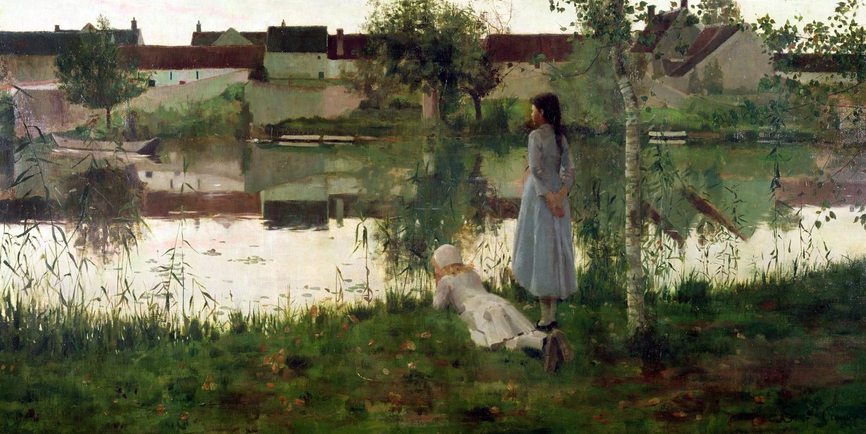 The Ferry by William Edward Stott
