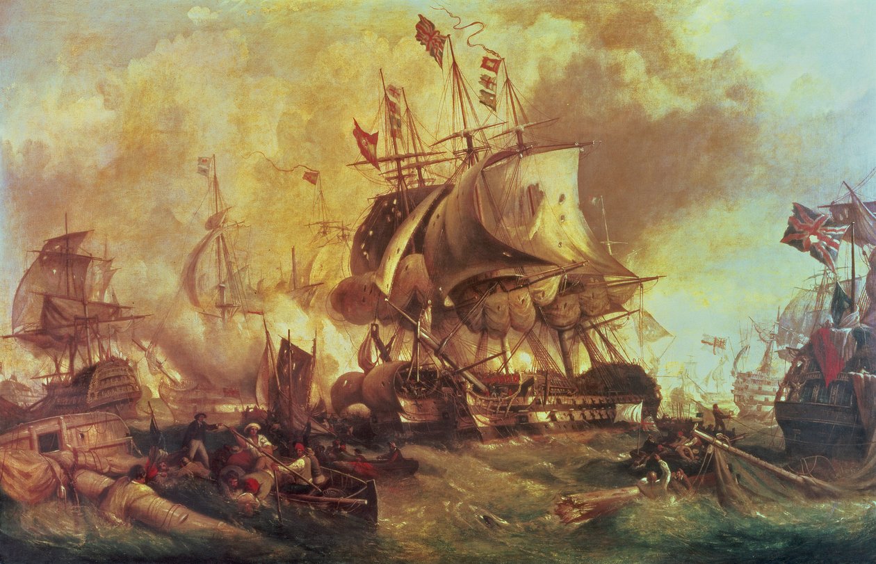 The Battle of Trafalgar, 1805, c.1848 by William Stuart