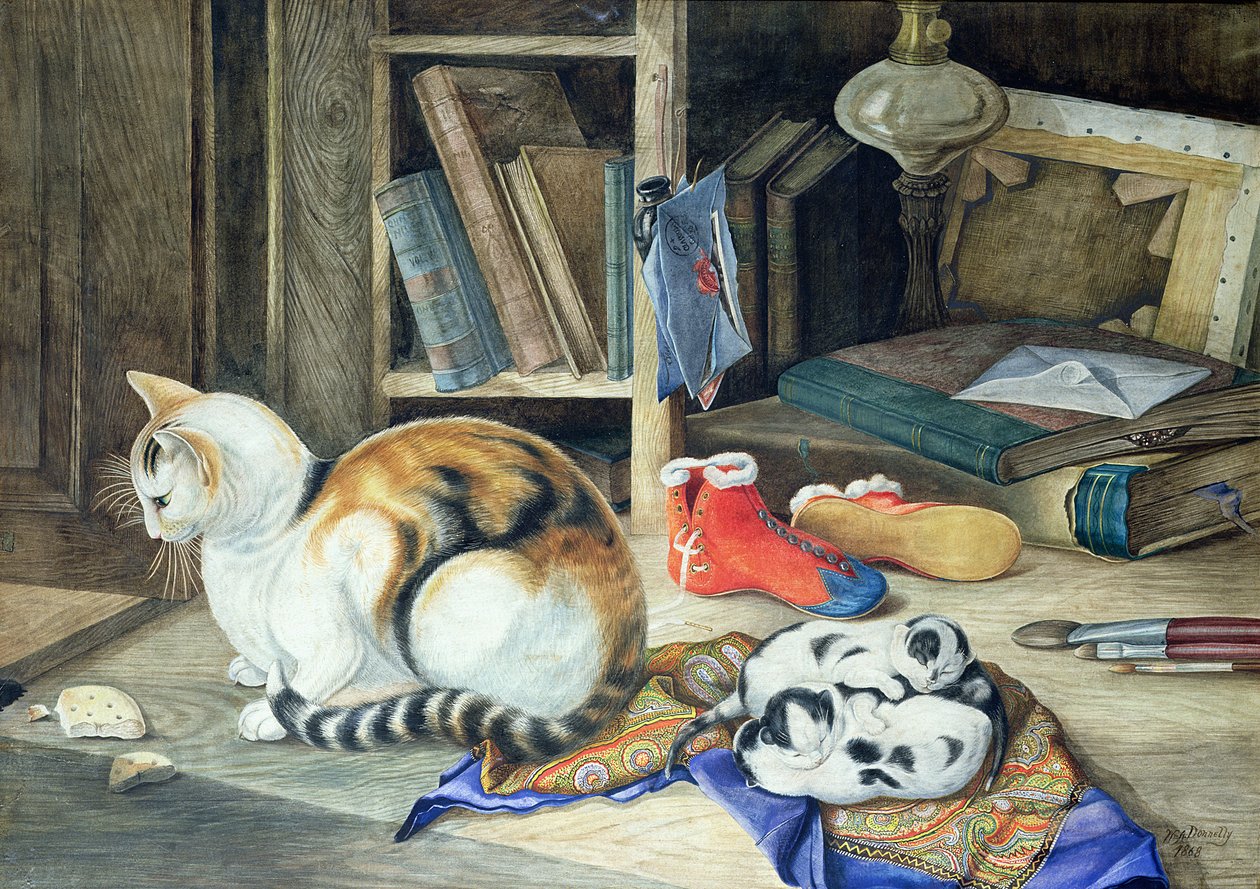 A Happy Family by William A. Donnelly