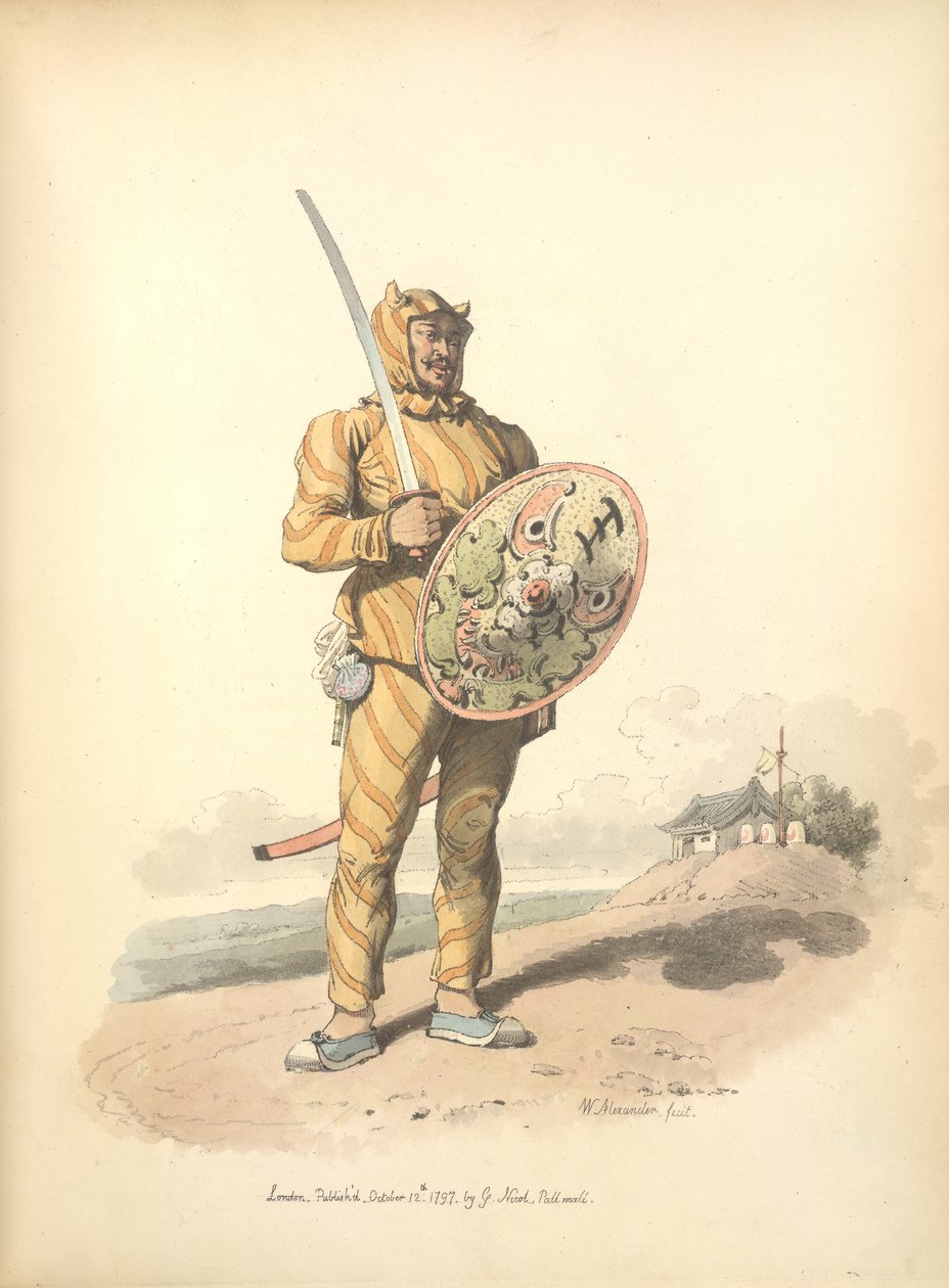 Chinese infantry by William Alexander