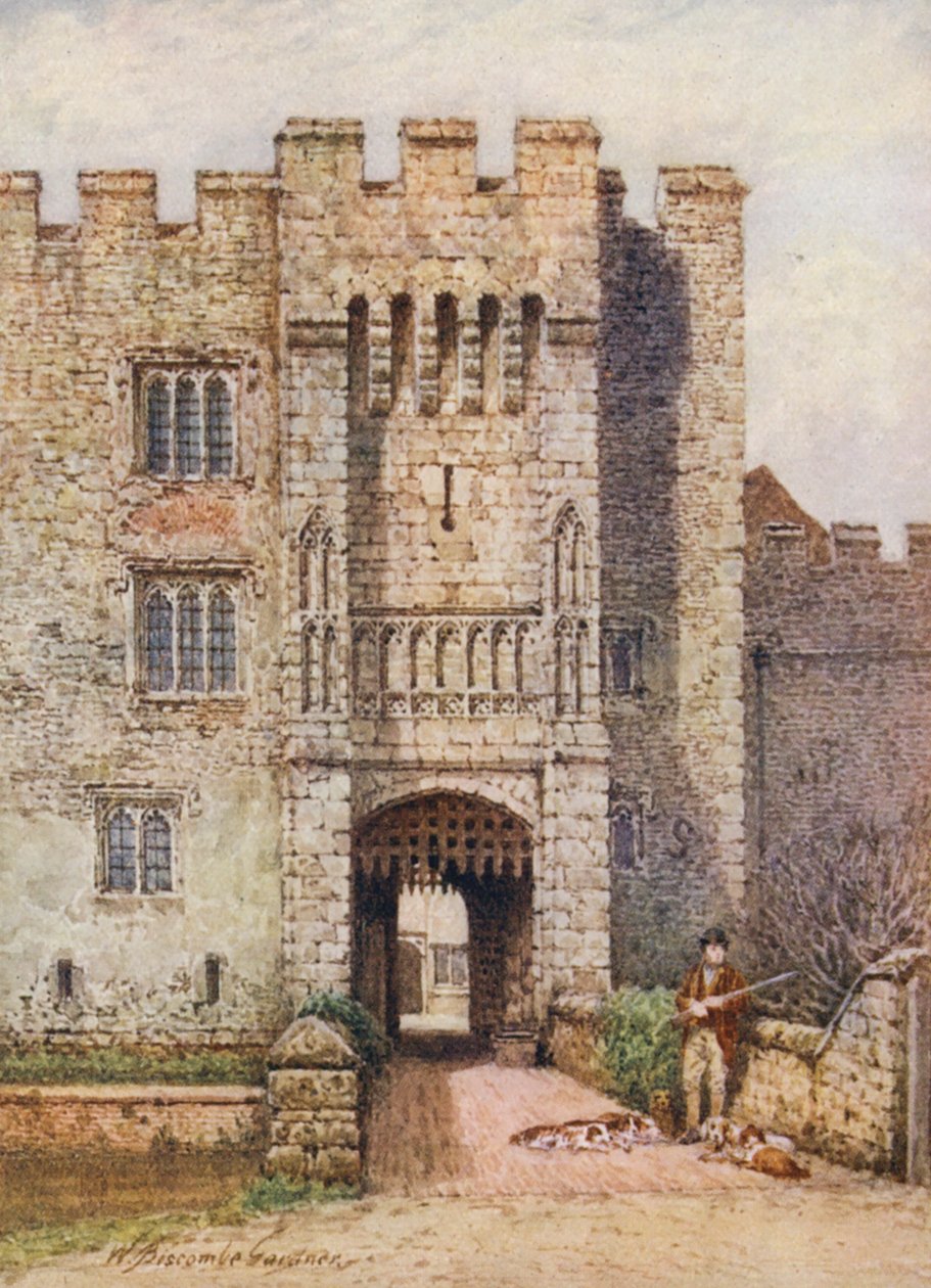 Entrance to Hever Castle by William Biscombe Gardner