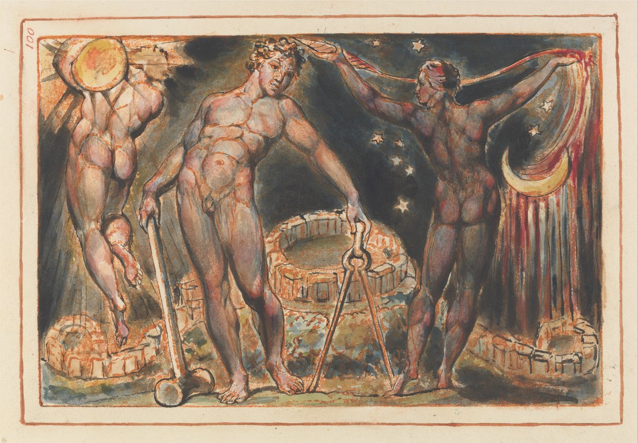Jerusalem, Plate 100 by William Blake