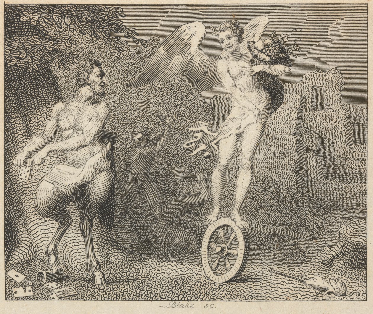 Pan and Fortune by William Blake