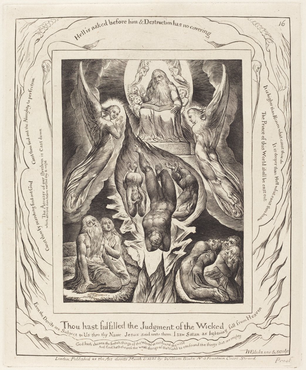 The Fall of Satan by William Blake