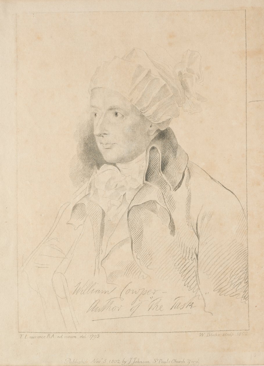 William Cowper by William Blake