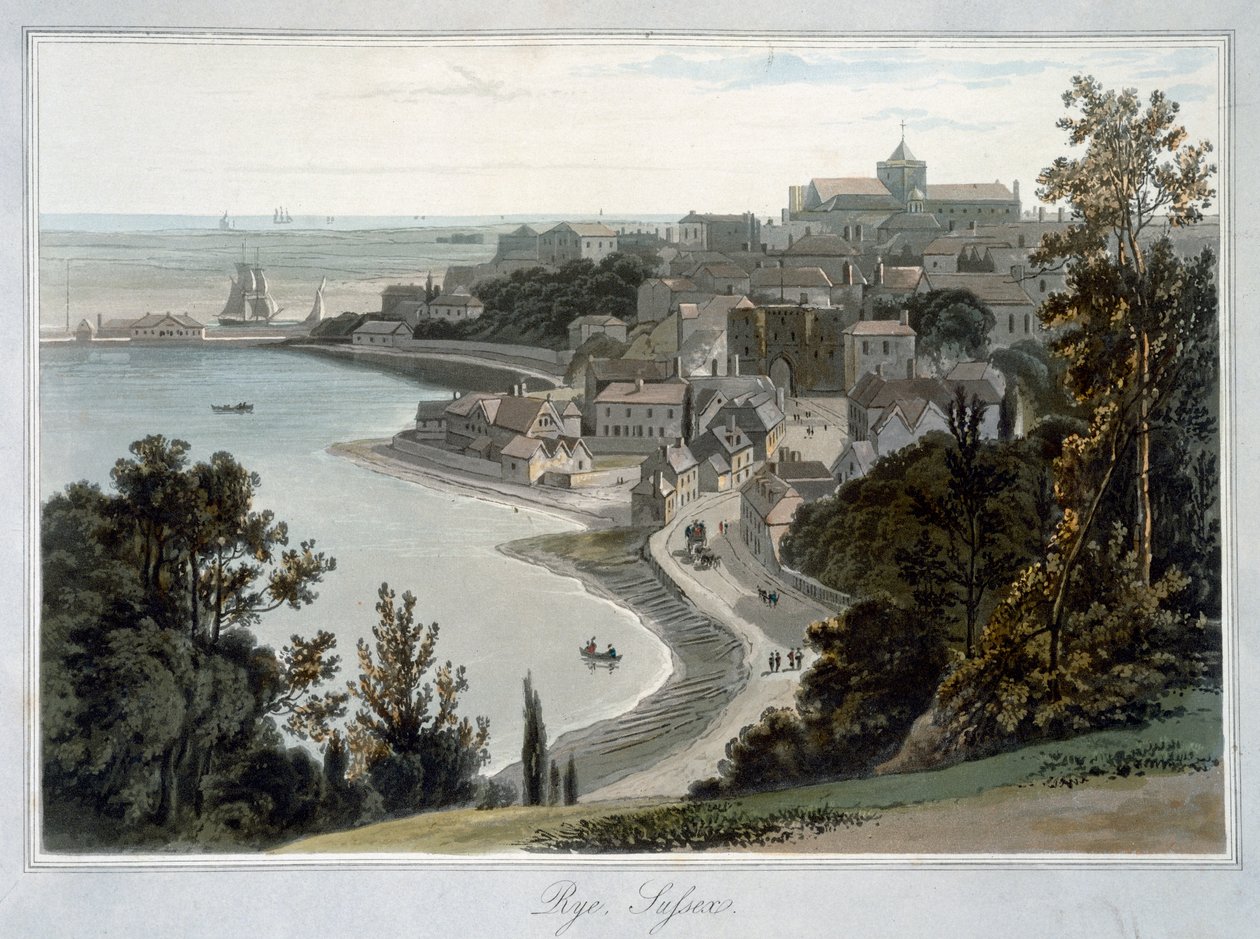 Rye, Sussex by William Daniell
