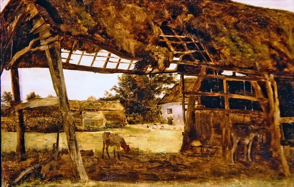 Old Farm Shed by William Davis