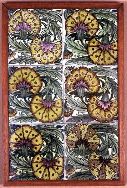 Panel of Tiles by William de Morgan