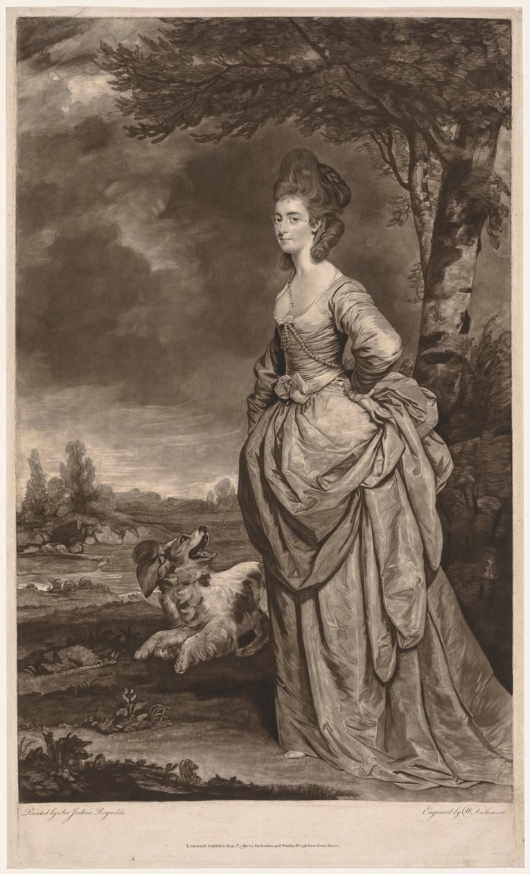 Mrs. Matthew Ellis, 1780 by William Dickinson