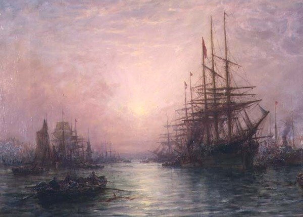 Sunset by William Edward Webb